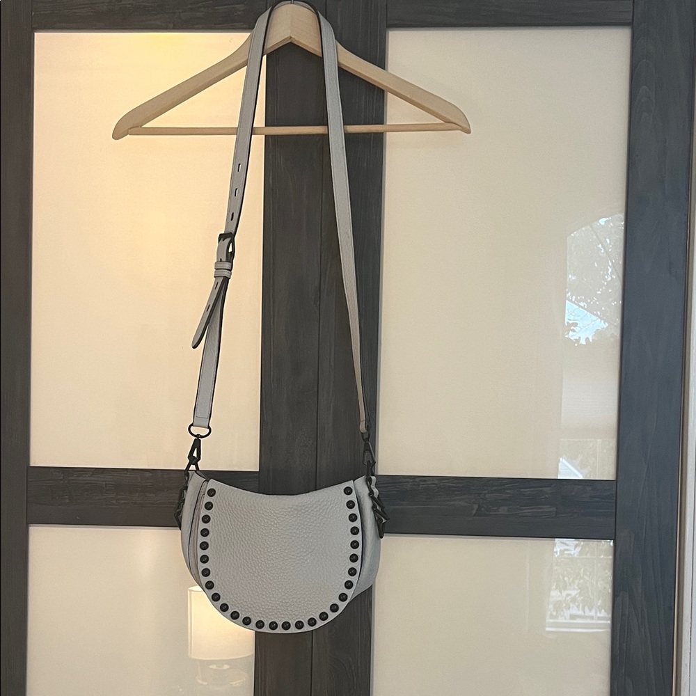 Rebecca Minkoff Leather Crossbody Bag with Black Accents